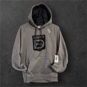 TYR Dart Charcoal Gray Unisex Small Hoodie